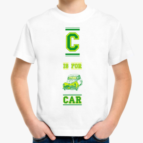 Детская футболка CAR