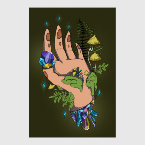 Постер Crystal Hand