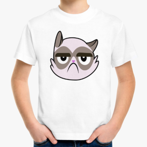 Детская футболка Grumpy cat