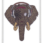 Слон в наушниках