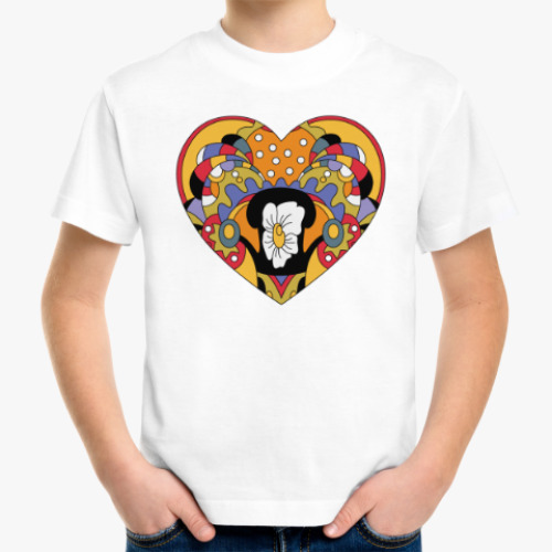 Детская футболка Сердце мира