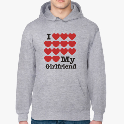 Толстовка худи I love my girlfriend