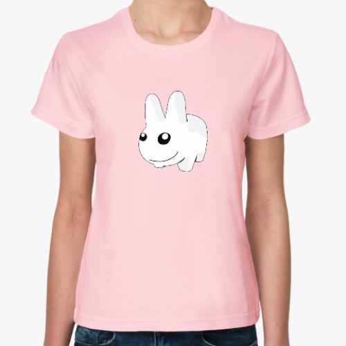Женская футболка кролик