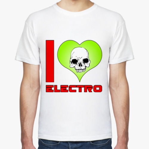 Футболка I love electro