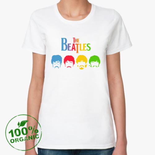 Женская футболка из органик-хлопка Beatles