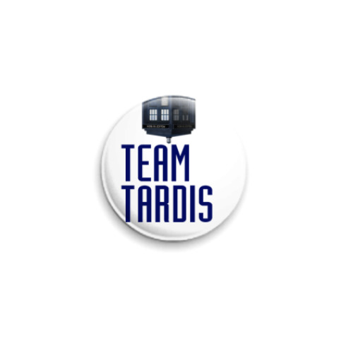 Значок 25мм Team Tardis(WHO31)