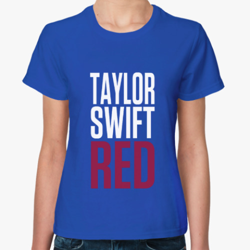 Женская футболка Taylor Swift Red