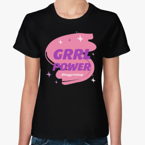 Женская футболка Grrl Power