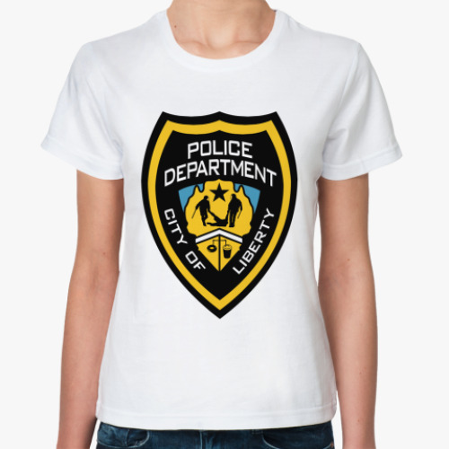 Классическая футболка GTA 4 POLICE
