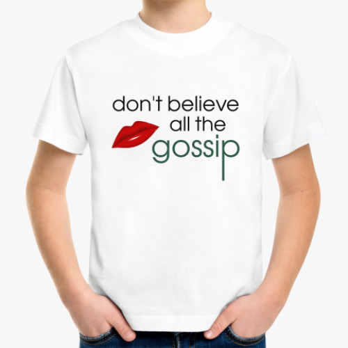 Детская футболка Gossip Girl love