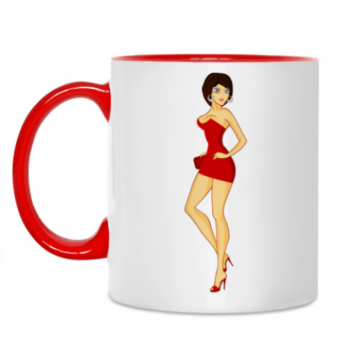 Кружка Lady in Red