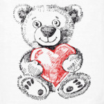 Медвежонок с сердцем