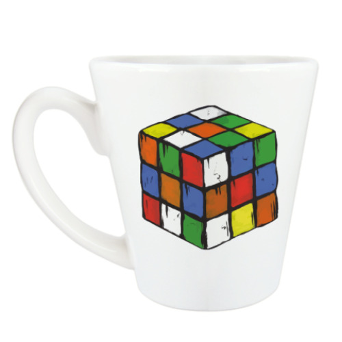 Чашка Латте Кубик Рубика | Rubiks Cube