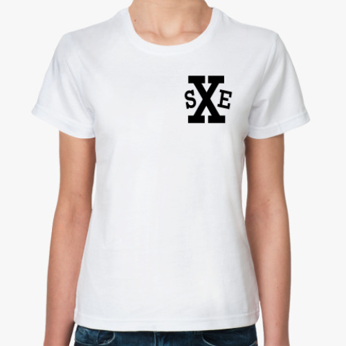 Классическая футболка sXe