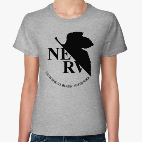Женская футболка Neon Genesis Evangelion NERV