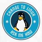 Change to Linux пингвин Tux