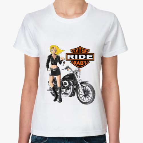 Классическая футболка Lets Ride