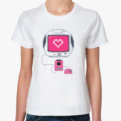 Классическая футболка  «Heart TV»