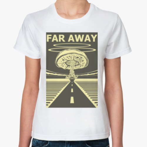 Классическая футболка FAR AWAY (ebm, dark electro)