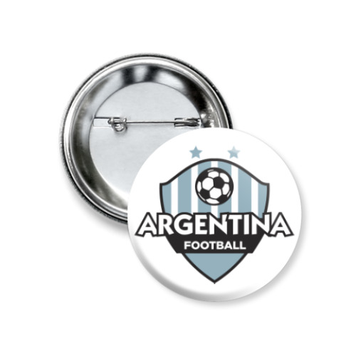 Значок 37мм Футбол Аргентины
