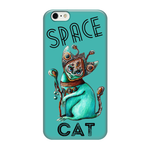 Чехол для iPhone 6/6s Space cat