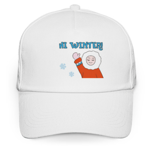 Кепка бейсболка Hi Winter: зима, которая всегда с тобой