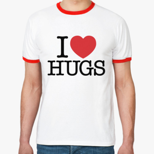 Футболка Ringer-T I love HUGS
