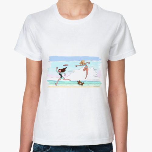 Классическая футболка Пляж