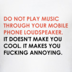 Do not play music