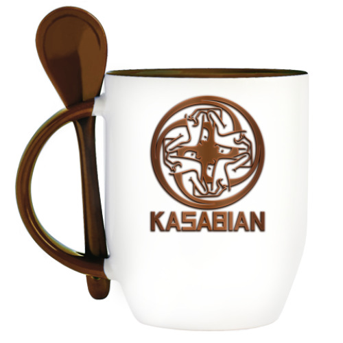 Кружка с ложкой Kasabian