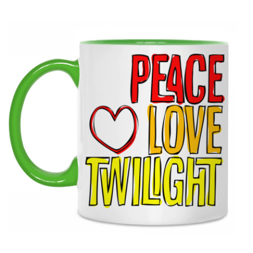 Кружка Peace Love Twilight