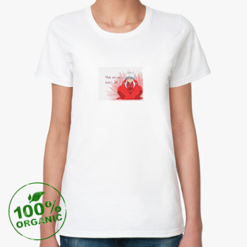 Женская футболка из органик-хлопка InuYasha (Инуяша)