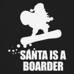 Santa is a boarder!