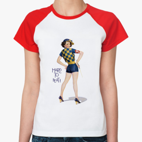 Женская футболка реглан Pin-Up Girl