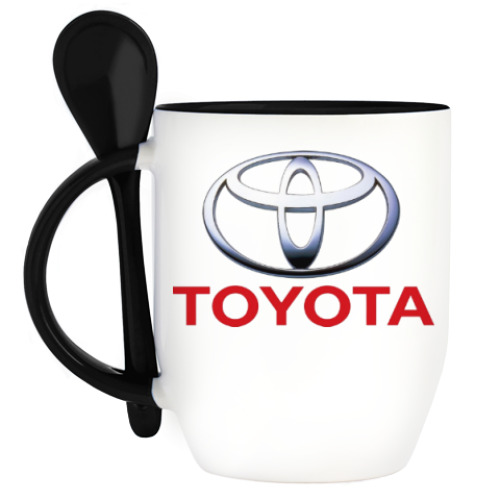 Кружка с ложкой 'Toyota'