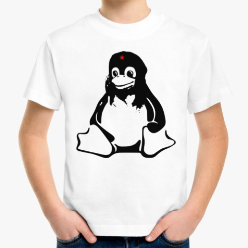 Детская футболка Linux Che Guevara