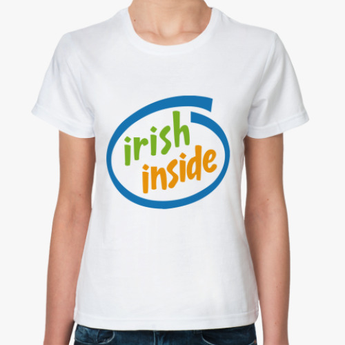 Классическая футболка irish inside