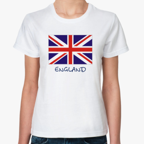 Классическая футболка флаг Англии