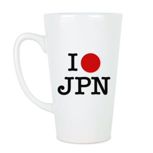 Чашка Латте I love Japan