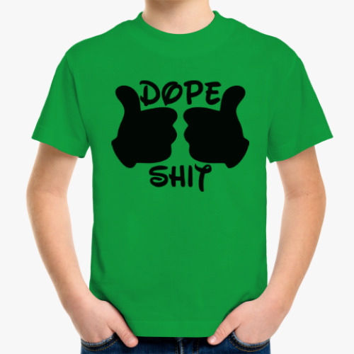 Детская футболка Dope Shit