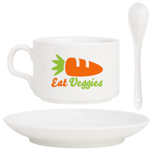 Кофейный набор Eat Veggies
