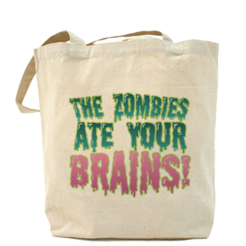 Сумка шоппер the Zombie ate your brains!