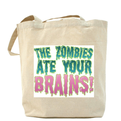 Сумка шоппер the Zombie ate your brains!