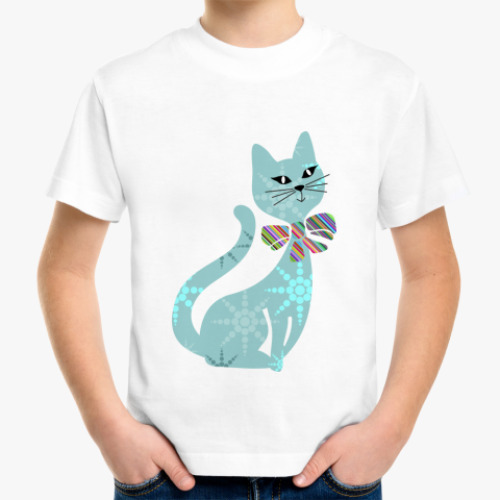 Детская футболка Ретро кошка