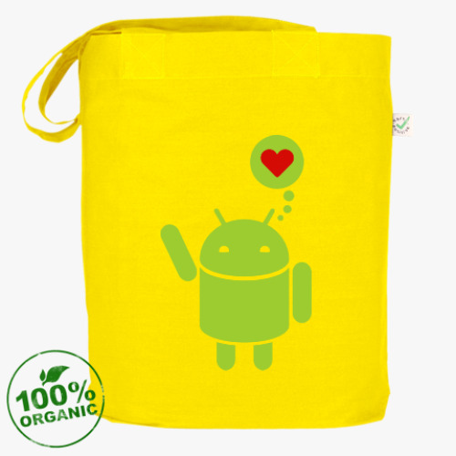 Сумка шоппер Love Android