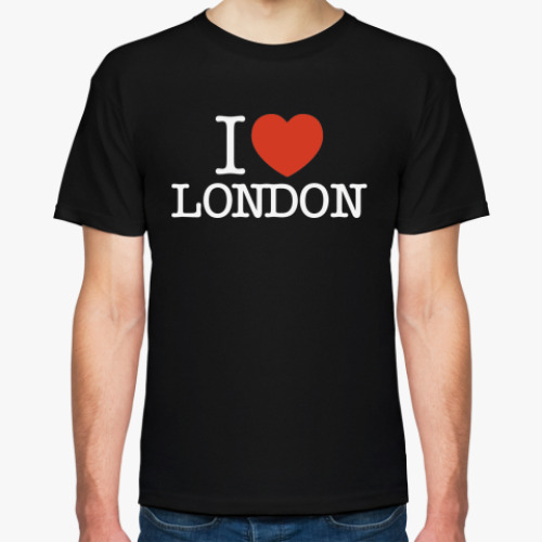 Футболка I love London