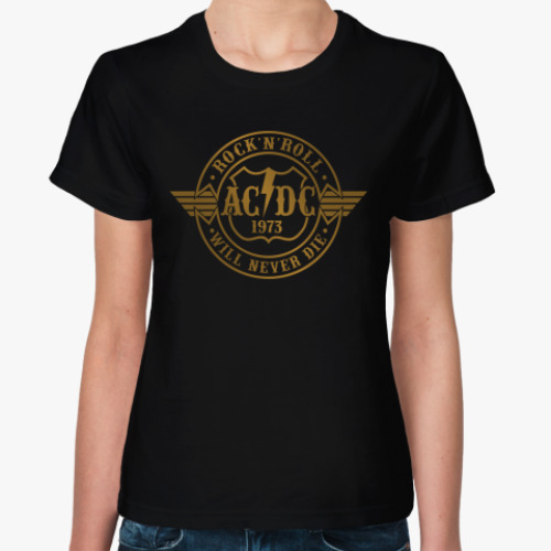 Женская футболка AC/DC