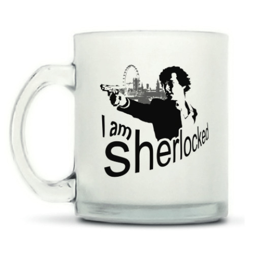 Кружка матовая Sherlock