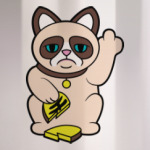 Tard Grumpy Cat Maneki Neko