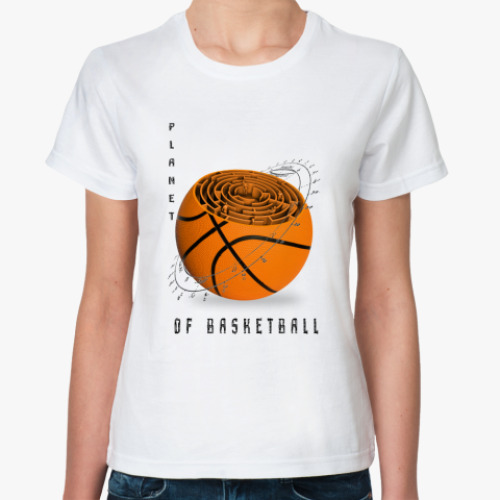 Классическая футболка Планета баскетбола